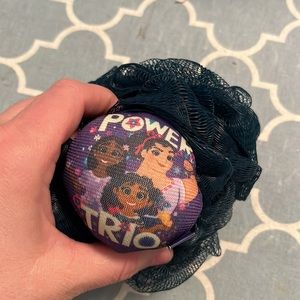 New, Never Been Used, Bath Poof, Black, Disney, Encanto, Power Trio